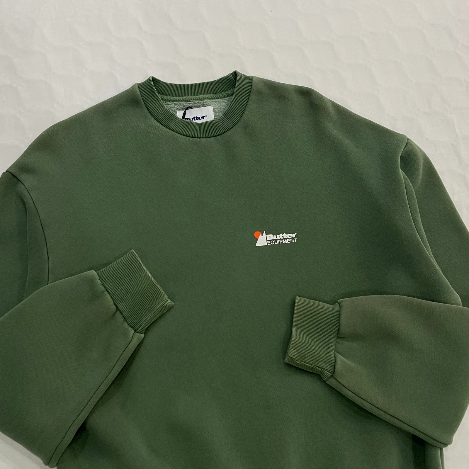 Sudadera Butter Goods - Pigment Crewneck Dye (Meadow)